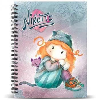 Forever Ninette Origin-Cuaderno Papel Cuadriculado DIN A4