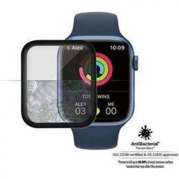 Protector de Pantalla PanzerGlass 9H Antibacteriano para Apple Watch Series 7/8/9 - 45mm