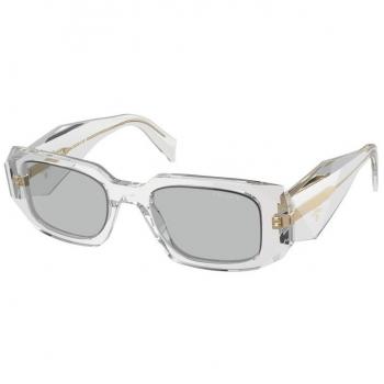 Prada PR 17WS 12R30B Women's Square Grey Sunglasses Size 49