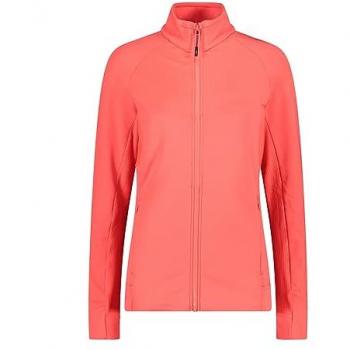 CMP Women's Fleece Jacket - Red & Orange - Size 46/2XL