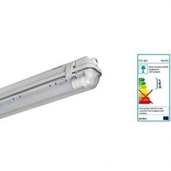 Luminaria fluorescente LED 1800 lm con detector de movimiento IP65 - Base