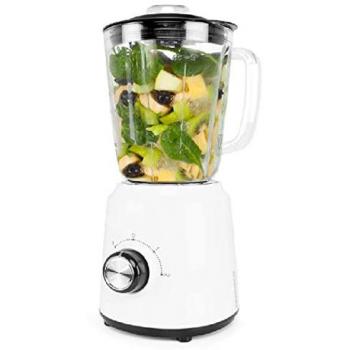 Batidora de vaso Suinga 1,5L con jarra de cristal, 2 velocidades + Turbo, 500W