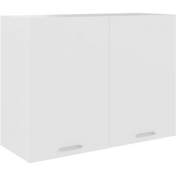 Hanging Cabinet White 80x31x60 cm Engineered Wood