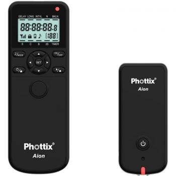 Phottix Aion - Mando a Distancia para cámaras Digitales DSLR, Negro