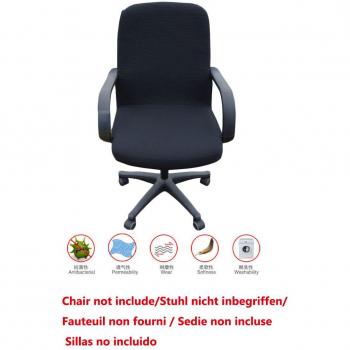 Oficina Cubierta de la Silla Lavable Removible Funda de Silla,L