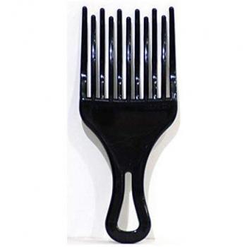 EUROSTIL AHUECADOR Peine Doble PUA PEQUEÑO 17CM 1UN Unisex Adulto, Negro, Único