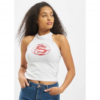 Mister Tee Women's Dragon Turtleneck Short Top
