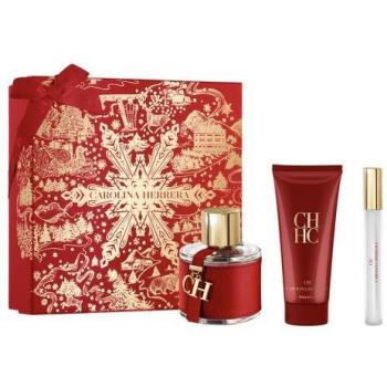 Carolina Herrera CH Eau de Toilette Gift Set 100 ml with Body Lotion and Miniature