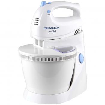 Orbegozo BA 4300 Batidora Amasadora, 300 W, 5 Velocidades, Blanco