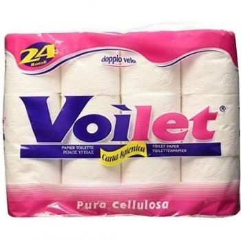 Higiénico Voilet 24 rollos gigantes