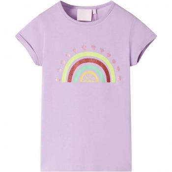 Camiseta infantil lila 104