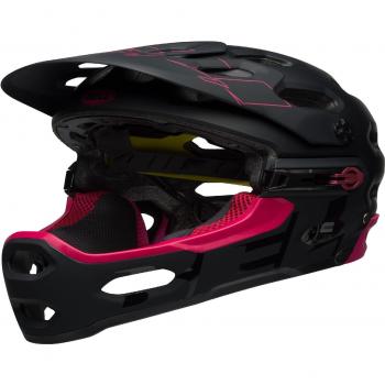BELL Super 3R MIPS Casco, Unisex, Matt Hibiscus, Small/52-56 cm