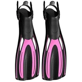 FB050022VAR - Aletas de buceo ajustables HYDRO CHANNEL COLOR ROSA TALLA S