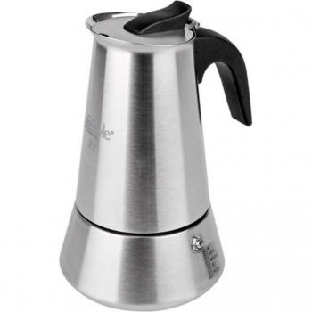 Cafetera Arábica de Acero Inoxidable LILI HOME - Tradición y Sabor Auténtico para 2, 6, 9 y 12 Tazas - Compatible con Inducción, Fuego Directo,