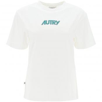 Autry Women's Logo Printed T-Shirt - Size S - Color White