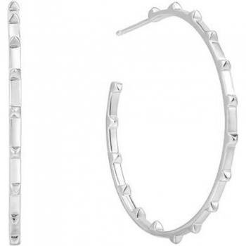 Pendientes de aro Earcandy Zoe en Plata de Ley 925
