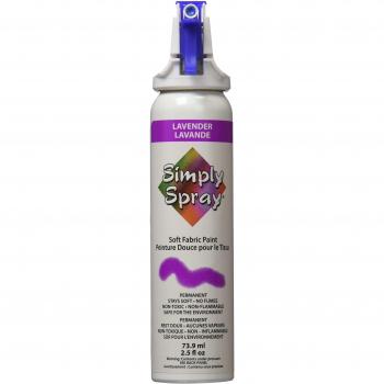 Simply spray soft fabric paint 25 ounceslavender