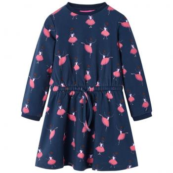 Vestido Infantil Azul Marino Talla 140