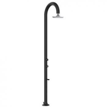 Ducha Sined LCD de Aluminio Negra con Doble Conexión y Termómetro 233x17x17 cm