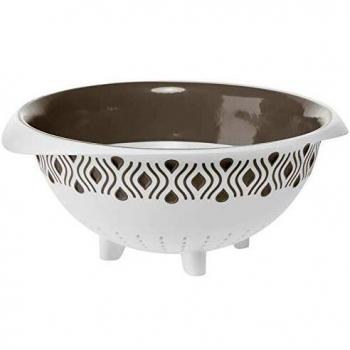 Colador Tosca 28cm Blanco/Tortora 55250 Stefanplast