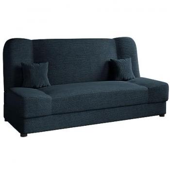 Sofá-cama Comfivo 136 con caja de ropa de cama, 195x86x87 cm, función de dormir y dos cojines