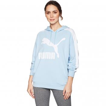 Puma Classics Logo T7 Hoody Sweatshirt, Mujer, Cerulean, M