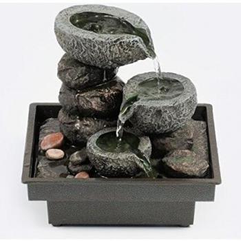 Pajoma 18430 Floating Stones - Fuente de interior, poliresina, 25 cm