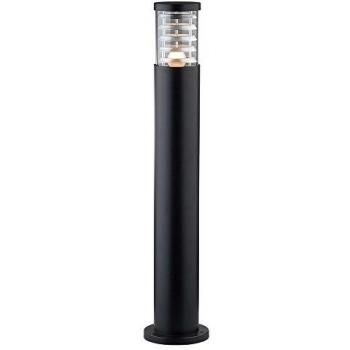 Lámpara de pie TRONCO negra IP44, 1 bombilla E27