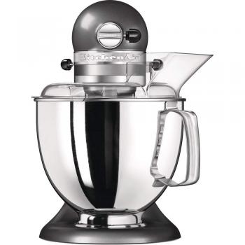 KitchenAid Artisan - 5KSM175PSEBY - Robot de cocina de 4,8 L con equipamiento profesional y accesorios adicionales - color plata medallón