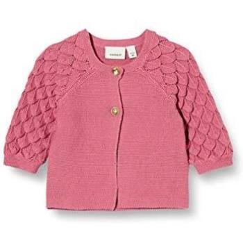 NAME IT Nbffolira LS Knit Card Suéter cárdigan, Brezo Rosa, 56 para Bebés