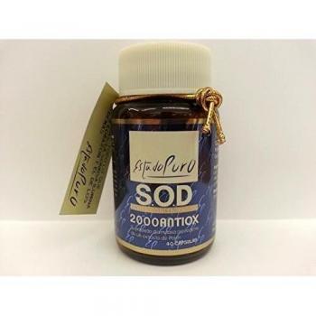 SOD Glutatión Estado Puro - Superóxido Dismutasa Procedente de Alga y Glutatión - Antioxidante Con Extractos Patentados - 30 Cápsulas Veganas de Tongil