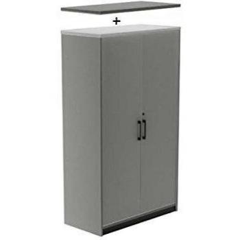 ARMARIO DE ROCADA SERIE STORE 156x90x45 ESTRUCTURA ALUMINIO/PUERTAS GRIS SIN TAPA