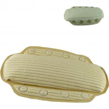 Almohada de baño de espuma con efecto memoria, 32 x 22 cm, pack de 1