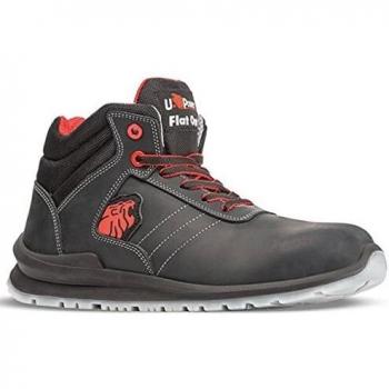 U-power - Botas de seguridad Walter Gr. 46 cuero negro S3 SRC EN20345