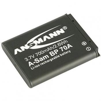 Ansmann 1400-0014 - A-Sam BP 70A Li-Ion, batería 3,7V/700mAh para cámara Digital de Fotos Samsung