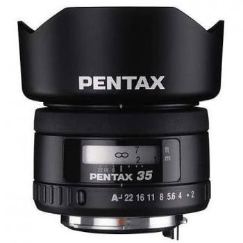 Lente Pentax SMC FA 35mm f/2 Gran Angular y Lente Pentax SMC FA 50mm f/1.4 Transparente
