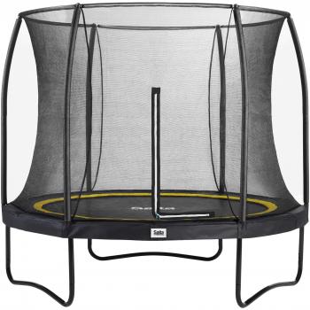 Trampolín Salta Comfort Edition 305 cm Redondo con Red de Seguridad y Cubierta de Protección Negra