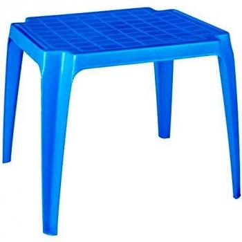 Mesa Infantil Apilable de Plástico Blanca 55x50x44 cm