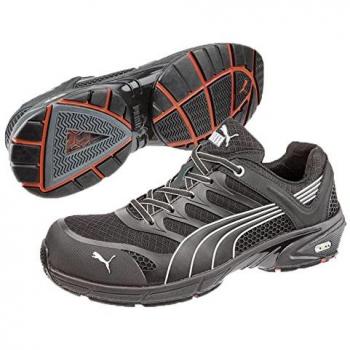 Puma Safety - Zapatos unisex, color negro/rot/silberblanco, talla 40