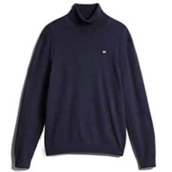 Napapijri Damavand Turtleneck Pullover Sweater, Dark Blue, Size M