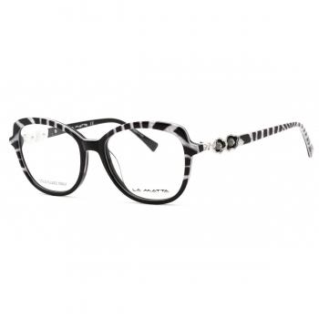 La Matta LMV3320 C1 Gafas Recetadas para Mujer Negras con Armazones Negros y Lentes de 52