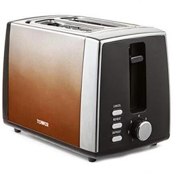 Tostadora de 2 Rebanadas Infinity Ombré 900W Cobre - Tower
