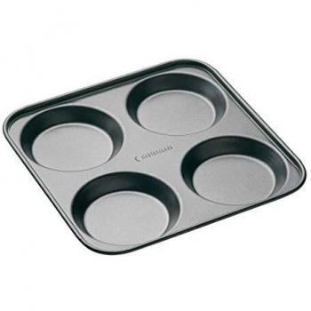 Master Class - Molde antiadherente para 4 Yorkshire pudines, color gris