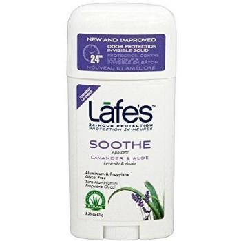 Pack of 1 x Lafe's Natural Body Care Natural and Organic Deodorant Stick - Lavender - 2.5 oz