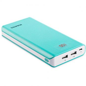 Romoss Sense 6 LED 20.000mAh Cargador Portátiles, 2-Salidas USB Bateria Externa para la Mayoría de los Teléfonos Inteligentes Smartphone, Tabletas y Otros Dispositivos