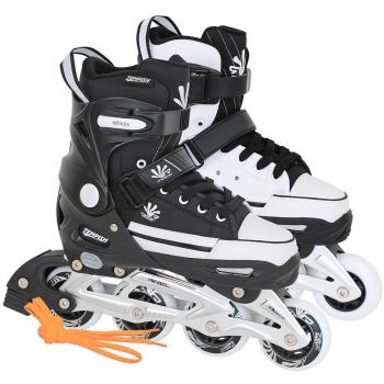 TEMPISH Magic Rebel Patines Ruedas Ajustables, Unisex niños, Negro/Blanco, 29-32