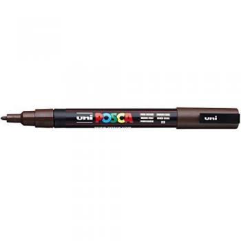 Rotulador Posca PC-3M Marrón Oscuro