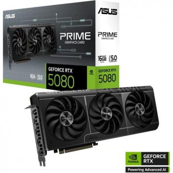 Tarjeta Gráfica ASUS Prime GeForce RTX 5080 16GB GDDR7 con DLSS4 y Resolución Máxima de 7680 x 4320