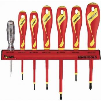 Juego de Destornilladores Aislados Planos 7 Piezas WRMDV07N