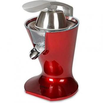 SOGO Exprimidor Eléctrico de zumo para cítricos Con filtro para pulpa y palanca SS-5295-R, Color: rojo